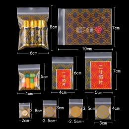 TETP 100pcs 미니 Ziplock 가방 홈 여행 보석 보석 목걸이 귀걸이 액세서리 포장 스토리지 주최자