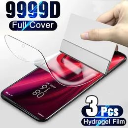 Folia hydrożelowa 3PCS dla Vivo Iqoo 9 SE 9t 10 Przezroczysty ochronę ekranu filmu dla vivo iqoo 11 10 9 Pro Film nie hartowany szkło