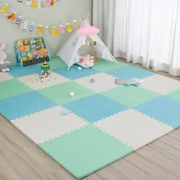 30301 cm tappetino puzzle Baby Eva schiuma Eva Gioca a piastrelle per esercizi intrecciato in bianco e nero moquette a pavimento e tappeti per bambini regali 240411