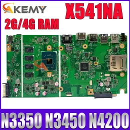 Mainboard della scheda madre per ASUS X541NA A541NA F541NA R541NA D541NA X541N SCHEDA ATTURAMENTO MATURALIO 2GB 4 GB RAM N3350 N3450 CPU