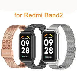 Redmi Band 2 Akıllı Bilezik Metal Bileklikleri Aksesuarları için Strap, Xiaomi Redmi Smart Band 2 Strap Correa Pulsera