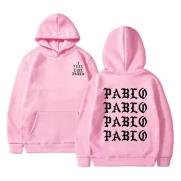 I Feel Like Paul Pablo Kanye West Sweat Homme Hoodies Men Sweatshirt Hoodies Hip Hop Streetwear Hoody pablo hoodie Man Clothing