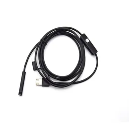 Fotocamera endoscopio industriale da 8 mm 3-in-1 per laptop per PC Android USB di tipo C di tipo C Lunghezza 5M