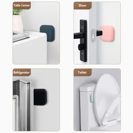 Anti-crash Pad Door Stopper Silicone Door Handle Bumper Doorstop Self Adhesive Wall Protector Pad Practical Home Hardware