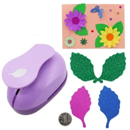 74mm Form Craft Hole Punch Photo Frame Greeting Card Leaves DIY Tools Leaf Design Papper och EVA Cutter