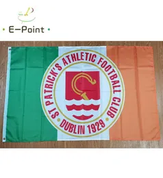 St Patrick039s Athletic on Ireland Flag 35ft 90cm150cm Polyester Banner decoration flying home garden flags Festive gifts6953126