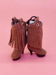Tilda 2,5 cm Mini Doll Boots do Blythe Dolls Toy, urocze buty na wysokim obcasie do Azone Obitsu Licca Bjd Akcesoria do lalek OB22