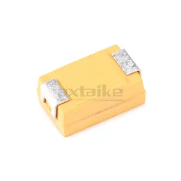 10pcs 6,3 В 10 В 16 В 20 В 100 UF 107 107K B C D 3528 6032 7343 10% SMD 107J 107A 107C 107D Тантал -конденсатор