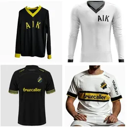 2024 2025 Aik Solna Soccer Jerseys Estocolmo Especial Educação limitada Fischer Hussein Otieno Guidetti Thill Tihi Haliti 132 anos História 23 24