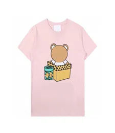 WholeHight di qualità 2021 Donne Designe Designe Tanda Maglietta MS Uomini Movimento Modern Pure Cotton Bear Animal Printing con S2159643