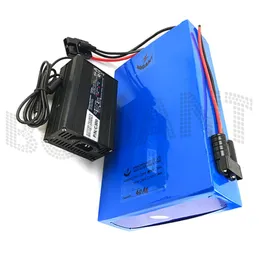 Booant Lithium Battery Pacco 72V 40AH per alimentazione motore da 5000w 6000W utilizzato 30Q 18650 CELLE EBIKE BATTERIA EBIKE 72V 52 V Caricatore da 5A 100A BMS4035572