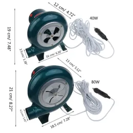 Ventola barbecue da 12 V Outdoor ventilatore elettrico Air Blower 5000 giri / min con interruttore per fabbro