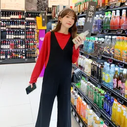 2023 Spring Maternity Rompers Pants Suits Solid Color Long Sleeve T-shirt breda ben Jumpsuits Twinset Gravid Woman Clothes Set
