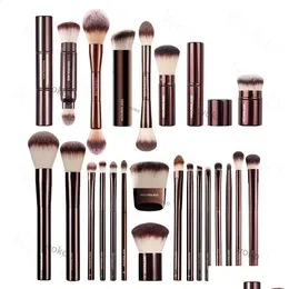 Makeup Brushes Hourglass Fl Series Brush B Powder Contour Foundation concealer Eye Shadow Smudge Eyeliner Tool Drop Delivery Health Be Otaos