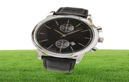 Mens relógios Top Brand Luxury Boss Famous Watches Fashion Casual Leather Men Relógios Quartz relógio Relógio Men Relogio Masculino Drop4500602