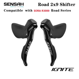 SENSAH Road Bike Shifter 2x8 2X9 2X11 Speed Brake Lever for Ultglegra 105 Sora Claris