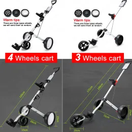 PGM Professional Folding Golf Trolley Outdoor Sport Travel Airport Gepäckabschüttung Carrier Cart Kinderwagen Golf Pitch Tool Lieferungen