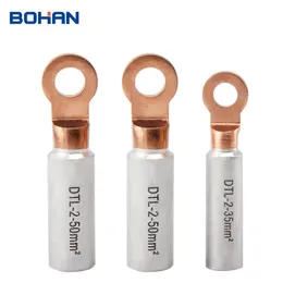 5PCS DTL-2-70 DTL-2-95 DTL-2-16 Round Copper Aluminum CU AL Bimatel Spade Power Wire Cable Fitting Connector Lug Crimp Terminal