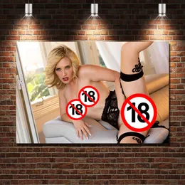 Mulheres sexy mulheres nuas raspadas de buceta fotos sem censura decoração de casa artes de parede Posters de tela