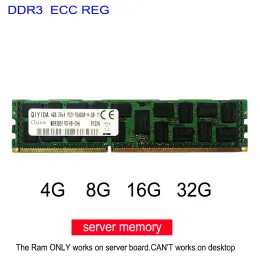 Rams DDR3 4GB 8GB 16GB 32 GB Pamięć serwera Reg ECC 1600 1333 1866MHz PC3 RAM 16GB 8GB 4GB 32 GB Obsługa x79 x58 LGA 2011 płyta główna