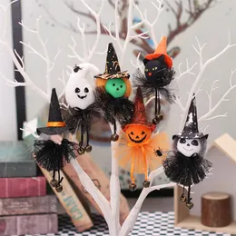 Halloween Small Hanging Pendants Ghost Festival Party Pumpkin Ghost Witch Doll Trick Or Treat Happy Helloween Day Decor For Home