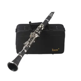 Профессиональный BB Clarinet 17 Key Black Clarinet с аксессуарами Box Reeds, подходящими для начинающих и взрослых.