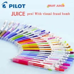 Japan PILOT Juice Color Gel Pen LJU-10EF 0.5mm Super Smooth Water Quick-drying Ink Cute Stationery Hand Account Marker