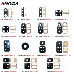 Lente in vetro con fotocamera posteriore posteriore per Redmi Nota 11 11S 11T 11E 10T 10 10S 9 9S 8T 8 Adesivo adesivo per colla Pro+Adesivo per la fotocamera strumento Riparazione delle lenti