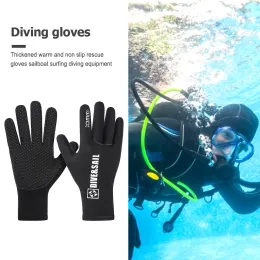 Luvas de mergulho de neoprene de 3 mm para homens mulheres nadando surfando snorkeling spearfish subaquáticos pescadores de pesca luvas de mergulho Equipamento