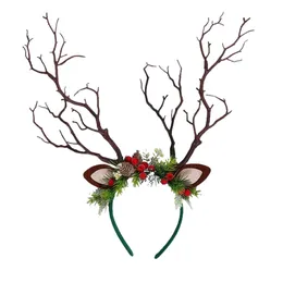 Antlers de chapéu fofos Acessórios para cabelos da cabeça Decoração Role Play Play Hairbands para Holiday Cosplay Costume Halloween