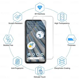 2st 9 timmar glas för Google Pixel 7A 7 6A 6 5G skyddande härdat glas googe pixel7 a pixel7a pixel6 pixel6a hd skärmskydd