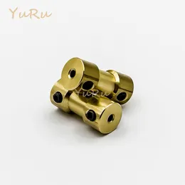 1PC D9L20 BRASS Acoplamento rígido Bore 2/2.3/3/3.17/4/5/6mm com fio superior para veículos Modelo de peças do modelo de aeronave de veículos Motor do eixo