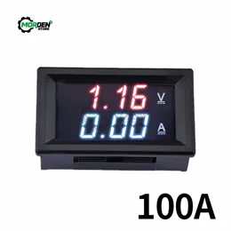 0.56 '' 0-100V 10A 50A 100A LED Dijital Voltmetre Ampermetre Ölçer Volt Dedektörü Test Cihazı Monitör Paneli