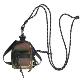 Mini borsa a tracolla a tracolla con carabinatore per uomini donne da viaggio piccolo portafoglio da viaggio piccolo sacchetto cellulare per cellulare