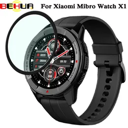 Behua 3D Curved Edge Film Full Cover Screen Scratch Proof Protective Films For Xiaomi Mibro Watch A1 Smartwatch Film Accessories