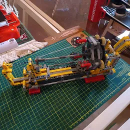 Новый Moc Moc Manual Brawing Machine Blocks Blocks Модель самозащитные кирпичи для кирпичей детские игрушки праздничные подарки на день рождения рождественские подарки