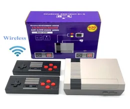 8 bits 24g Console de videogame sem fio Retro Console de TV Caixa AV Output Controller Dual Player Construído em 620 para Classic NES Games4858236