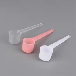 MEETOOT 50 Mini Cucchiai Dosatori Da 0,15 Ml - Antistatici In Plastica PP - Per Polveri, Caffè, Integratori - Colore Bianco