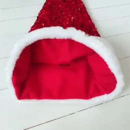 Счастливого Рождества Шляпа 32x48см Новая Рождественская Шляпа Двойная слоя Полный съемный вышитый шляпа шляпа