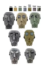 Tactical Airsoft Skull Mask Desert Corps 야외 보호 장비 에어 소프트 슈팅 장비 전체 얼굴 No031102878514