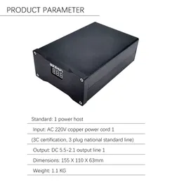 Lyele 24V 12V 9V 5V Fonte de alimentação linear Baixo ruído de saída dupla 3,5a 25w DC Linear regulamentado energia aplicável ao amplificador de áudio