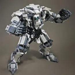 BuildMoc MK17 Guardian Robot Building Builds مجموعة ألعاب لعبة Battle Mecha Battle Gun Mecha عالية التقنية