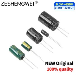 50pcs 10UF 25V 105C 4x7mm 5x11mm alüminyum elektrolitik kapasitör 25V 10UF radyal kurşun