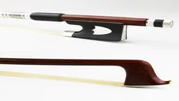 NEU 44 Größe Pernambuco Violin Bogen Round Stick Natural Mongolia Ebony Ebony Frog Violin Teile Accessoires91943544579289