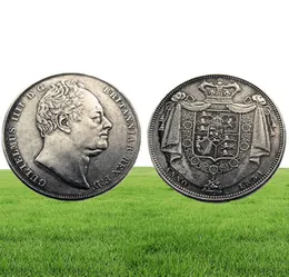 Grã -Bretanha William IV Proof Crown 1831 Copy Coin Home Decoration Acessórios3153684