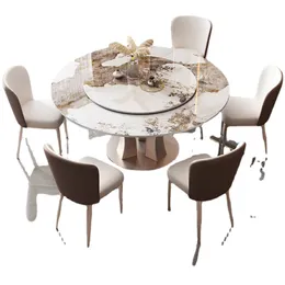 Round Desk Nordic Dining Tables Cofee Kitchen Center Dining Tables Removable Esstische Set Furniture WW50DT