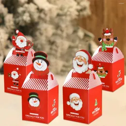 GRESTO DO GREST 20PCS Caixas de doces de Natal Merry Decor for Home 2024 Cristmas Santa Xmas Box Box Navidad Ano de Bolsas de embalagem