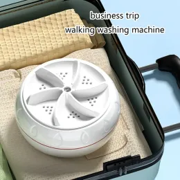 Machines W8KC Portable Turbo Washers Mini Washing Machine Ultrasonic Washing Machine with USB Powered Travel Washers Cleaner