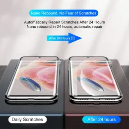3IN1 Xiaomi Redmiのためのヒドロゲルフィルムノート12 4GスクリーンプロテクターカメラレンズフィルムRedmi Note 12 Global Note 12 Pro Plus Not Glass