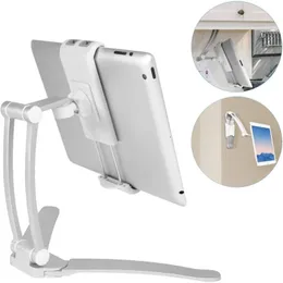 2024 Monitor portátil rotativo Desk de parede Metal Stand Fit para abaixo de 5-15.5 polegadas Tablet Tonel celular HoldersMetal Wall Desk Titular